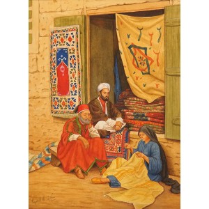Syed A. Irfan, 12 x 09 Inch, Watercolor on Paper, Figurative Painting, AC-SAI-024